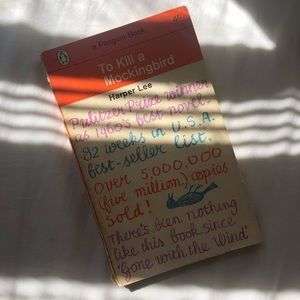 📓beautiful “to kill a mockingbird” book